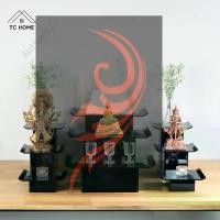 ราคา TC HOME ฐานพระศรัทธา โต๊ะหมู่บูชาศรัทธา Believe Altar โต๊ะหมู่บูชา โต๊ะหมู่ หิ้งพระ หิ้งพระพุทธรูป ฐานพระ (สีดำ) (1731394146819147456)