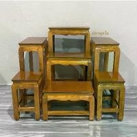 ราคา จัดส่งจากกทม โต๊ะหมู่บูชา หน้า 5 หมู่ 7 สีสัก (เฉพาะตัวบน) (1731253549535168392)