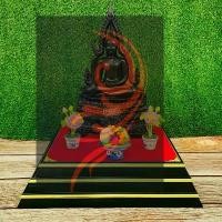 ราคา ฐานรองพระสีขาว ดำ แท่น ที่วาง พระพุทธรูป ฐานพระ ฐานตั้งบูชาพระ แท่นบูชา โต๊ะหมู่บูชา ที่วางพระ ฐานเสริมพระ หิ้งชั้นวาง (1731807282528027982)