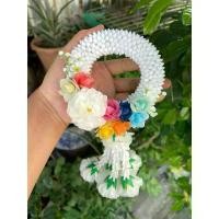 ราคา New!! พวงมาลัยประดิษฐ์ มาลัยชำร่วย แขวนหน้ารถ พวงมาลัยสงกรานต์ มาลัยคล้องพระหน้ารถ มาลัยกราบพ่อแม่ สังฆภัณฑ์ บล็อกบัสเตอร์ (1731702824396162462)