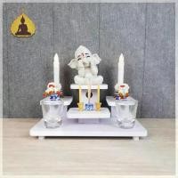 ราคา หิ้งพระตั้งโต๊ะ โต๊ะหมู่บูชา หมู่ 5 หน้า 4 หิ้งพระ ทนน้ำ ปลวกไม่กิน หิ้งพระโมเดิร์น ชั้นวางพระ k10-tm02 (1730120266595535623)