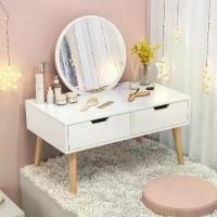 ราคา home_sick โต๊ะเครื่องแป้ง โต๊ะเครื่องแป้งญี่ปุ่น โต๊ะเครื่องแป้งรุ่นนั่งพื้น s-855 856 (1729679809313606051)