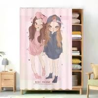 ราคา ผ้าคลุมตู้เสื้อผ้า ดีไซน์สาวหวาน ภาพประกอบแต่งตัวขี้เล่น สำหรับตู้เสื้อผ้า โต๊ะเครื่องแป้ง และมุมเจ้าหญิง พร้อมระบบสไลด์เงียบ (1731598250396714850)