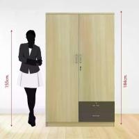 ราคา Global House DELICATO ตู้เสื้อผ้า 2 บาน 120ซม. 2 ลิ้นชัก 120X55X185ซม. (1729831106872314757)