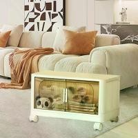 ราคา ตู้เก็บของ โปร่งใส ความจุมาก ถังเก็บของแบบพับได้ ประหยัดพื้นที่ ตู้เสื้อผ้า ถังเก็บของอเนกประสงค์ เหมาะสำหรับห้องนั่งเล่น (1730368385627228238)