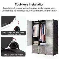 ราคา ตู้เสื้อผ้า DIY, IKEA, ตู้เก็บของ, การออกแบบลูกบาศก์, ชั้นวางเสื้อผ้า, วัสดุพลาสติก, ตู้เสื้อผ้า, ราคาถูก (1731233778427332211)