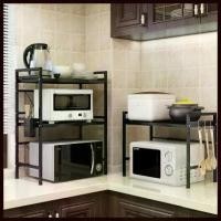 ราคา Wangyuan'Shop ใช้งานได้ ชั้นวางไมโครเวฟ 1-2 ชั้น ชั้นวางเตาอบ ชั้นวางเตาอบไมโครเวฟ ชั้นวางของ ปรับยืดได้ 40-64 CM ปรับได้ความกว้างความสูงได้ (1730356304005924892)