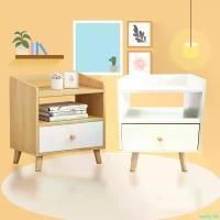 ราคา satisfy168 NJCAR LZD MALL P73 โต๊ะข้างเตียง ตู้ข้างเตียง โต๊ะวางของข้างเตียง ชั้นวางของข้างเตียง ชั้นวางของ (1731708108301305879)