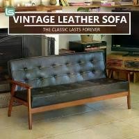 ราคา Vintage Sofa โซฟา โซฟาหนังPU โซฟากาแฟ โซฟานั่งเล่น โซฟาเดี่ยว โซฟาไม้ โซฟาคอนโด เข็งแรง ทนทาน ราวจับสีไม้ (1731673032853062696)