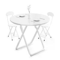 ราคา [พร้อมส่ง] โต๊ะกลมพับเก็บได้ โต๊ะทานข้าว โต๊ะรัประทานอาหาร พับเก็บได้ ประหยัดพื้นที่ (สินค้าเฉพาะโต๊ะไม่รวมเก้าอี้) (1732331573287291411)