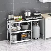 ราคา โต๊ะพับสแตนเลสพับได้ โตะอาหาร โต๊ะสแตนเลส โต๊ะวางเตาแก๊ส ชั้นวางเตาแก๊ส 304 ตู้วางเตาแก๊ส สแตนเลส 3ชั้น ชั้นวางเตาเคาน์เตอร์ตู้ โต๊ะตั้งเตาแกส เครื่องใช้บนโต๊ะอาหาร ป้องกันสนิม (1730026804376143978)