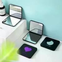 ราคา กระจกขนาดเล็กสองด้าน, แบบพกพา, สำหรับเด็ก, กระเป๋าใส่กลางแจ้ง, พับได้, มือถือ, โต๊ะสแตนเลส, กระจกแต่งหน้าแบบยืน (1731634947226569089)