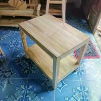 ราคา โต๊ะเล็ก โต๊ะวางของ โต๊ะกลางโซฟา ไม้สัก งานดิบ (1729742373380196814)