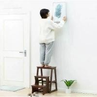 ราคา เก้าอี้พับ เก้าอี้พับไม้ เก้าอี้ขั้นบันได เก้าอี้สตูล เก้าอี้บันได 3 ชั้น เก้าอี้ไม้ยางพารา (1731415407778956447)