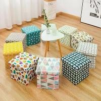 ราคา เก้าอี้สตูล เก้าอี้นั่งเก็บของได้ กล่องเก็บของ เก้าอี้เก็บของ กล่องเก้าอี้ กล่องนั่งได้ (1729536924223047771)