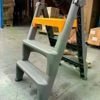 ราคา เก้าอี้บันได บันไดพลาสติก พับได้เก็บได้ บันไดเอนกประสงค์ 3 ขั้น รับน้ำหนัก 120 กก. (1731337067558438887)