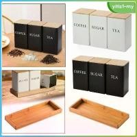 ราคา ชุดภาชนะใส่น้ำตาลกาแฟ YitiseaMY โถ 3 ชิ้น ตู้ครัว สำหรับเคาน์เตอร์ (1731357383716735405)