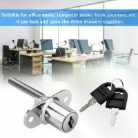 ราคา ล็อคกล้อง สังกะสีอัลลอยด์ โต๊ะคอมพิวเตอร์ ตู้ ตู้ไปรษณีย์ ลิ้นชัก ตู้ ตู้ ตู้เซฟ สีเงิน (1731359034135512798)