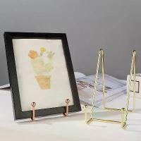 ราคา ขาตั้งรูปภาพเหล็ก ชาม จาน กรอบรูปศิลปะ ที่วางหนังสือ ขาตั้งโชว์ (1729685410701674705)