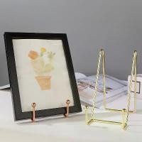 ราคา ขาตั้งรูปภาพเหล็ก ชาม จาน กรอบรูปศิลปะ ที่วางหนังสือ ขาตั้งโชว์ (1729696394132949185)