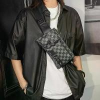 ราคา กระเป๋าคาดหน้าอกลายสก๊อต, กระเป๋าคาดเอวเกาหลี, กระเป๋าผู้ชาย, แฟชั่นลำลอง, กระเป๋าสะพายไหล่, ที่วางโทรศัพท์, เหมาะสำหรับกระเป๋าเป้สะพายหลัง, มาใหม่ (1731503024054831854)