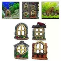 ราคา สวน Wonderland มินิประตูหน้าต่างคนแคระชุดเครื่องประดับตกแต่ง, ชุด 4 ชิ้น (1732326411984931344)