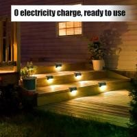 ราคา ไฟ LED พลังงานแสงอาทิตย์กันน้ำสำหรับสวนกลางแจ้ง โคมไฟพลังงานแสงอาทิตย์สำหรับตกแต่งรั้ว ระเบียง ลานบ้าน บันได สวน (1729640653563398430)