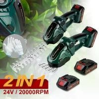 ราคา 2 IN 1 กรรไกรตัดแต่งกิ่งไม้ไฟฟ้า เครื่องตัดหญ้า พุ่มไม้ ในครัวเรือน สวน กรรไกรตัดหญ้า เครื่องมือไฟฟ้า สําหรับแบตเตอรี่ Makita 18V (1731212809083783956)