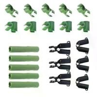 ราคา ชุดคลิปเชื่อมต่อ Trellis สวน 21 ชิ้น พลาสติกปรับได้ 20 มม. สีเขียว รองรับพืช สำหรับเถาวัลย์ มะเขือเทศ และมะเขือยาว (1731643929536923474)