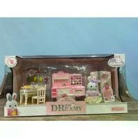 ราคา [พร้อมส่ง] ห้องนอนบ้านตุ๊กตา ของเล่นบ้านกระต่าย ชุดห้องนอนบ้านตุ๊กตากระต่าย บ้านกระต่าย sylvanian family ชุดใหญ่ 6616 (1731861340633073479)