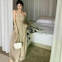 ราคา เสื้อเกาะอก กางเกงขายาว มือสองซื้อมาลอง (1731241857000441499)