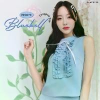 ราคา FLAT2112 FF0879 : BLUEBELL CROPPED TOP เสื้อครอป เสื้อแขนกุด เสื้อแต่งระบาย ชุดออกงาน (1732282502214027833)