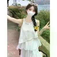 ราคา เสื้อชั้นในสไตล์โบฮีเมียน, สำหรับผู้หญิง, ชุดฤดูร้อน, มาใหม่ในปี 2565, สไตล์โดปามีนไทย, เสื้อแขนกุด (1731619822325892657)