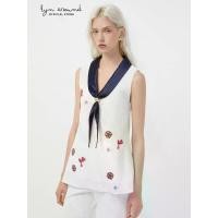 ราคา Lyn around - เสื้อแขนกุด ผ้าฉลุ แต่งปกผ้าซาติน Blooms and Blessings (A25S1WT038) (1731248475696301257)