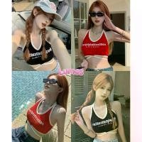 ราคา Lumos-​เสื้อคล้องคอ หญิง มีฟองน้ำในตัว ดีเทลสายผูกเอว เซ็กซี่ หลากสี สไตล์เกาหลี เสื้อครอป ใส่สบาย เท่ๆ ใส่ไปทะเล (1731470519562241341)