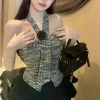 ราคา crop topเสื้อยืดgentlewomanเสื้อแขนกุด สไตล์ Xiaoxiang เสื้อคล้องคอ ลายดอกไม้ แรงบันดาลใจcrop topkhmerdress，so freshclothing，let's groove ลายลูกไม้ (1731232620216878544)