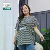 ราคา (LX0165) เสื้อแขนสั้น สาวอวบ เสื้อคอปาด ปีกค้างคาว มีเชือกผูกโบว์ช่วงเอว ผู้หญิง Clothing (1729656195517942464)