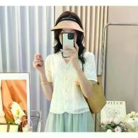 ราคา เสื้อแฟชั่นสไตล์คลาสสิก คอเหลี่ยม ปักลูกไม้ ทรงสลิมฟิต เหมาะสำหรับฤดูร้อน 2024 เสื้อสั้น ดูอ่อนเยาว์ เสื้อ ลายลูกไม้ เสื้อ ลายลูกไม้ เสื้อ ลายลูกไม้ เสื้อ ลายลูกไม้ เสื้อ ลา (1731414201722112925)