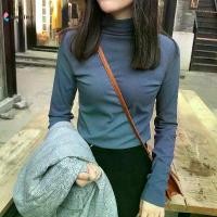 ราคา Mt ✨ - เสื้อคอเต่า✨ เสื้อยืดแขนยาวผู้หญิง ซับในผ้ากำมะหยี่นุ่ม เสื้อสเวตเตอร์คอเต่าลำลอง (1729921662183902023)