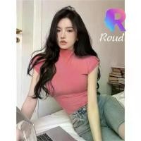 ราคา เสื้อแขนกุดคอปีน ผ้าเรยอน ดีเทลย่นข้างผ้าใส่สบายสุดๆ แมทช์ได้ทุกลุค เสื้อคอเต่า เสื้อรัดรูป (1729827010757691988)