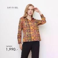 ราคา Lofficiel เสื้อเชิ้ตผู้หญิง Palace แขนยาว สีเหลือง (FAFWDY) Women Clothing (1730032190530554160)