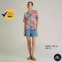 ราคา Mc JEANS เสื้อเชิ้ตผู้หญิง เสื้อฮาวายแขนสั้น สีชมพู MWSZ264 (1731790257035708887)