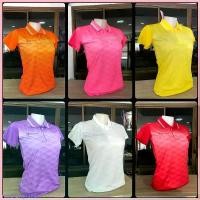 ราคา TantalizingTower ความคงทน A387 เสื้อโปโลผู้หญิง พิมพ์ลายในตัว ผ้า Micro ทรงพอดีตัว ยี่ห้อ FLY HAWK SET 2 Clothing Shirt Polo คอปก (1730646477777897880)