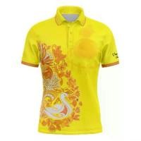 ราคา เสื้อโปโลผู้หญิง อาสาสมัคร พิมพ์ลายนกยูง 3 มิติ สไตล์ลำลองและกลางแจ้ง เสื้อโปโลเป็นกลาง แฟชั่นฤดูร้อน เสื้อกีฬาแขนสั้น เสื้อโปโล สีเหลือง ตราสัญลักษณ์ (1731785843252954570)