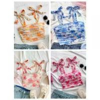 ราคา พร้อมส่งจากไทย ครอป เสื้อสายเดี่ยว ลายดอกไม้ ผูกโบว์ที่ไหล่ ท็อป วินเทจ เสื้อลายดอก สงกรานต์ ทะเล แฟชั่น หน้า ร้อน มี ฟองน้ํา สายเดี่ยว เสื้อครอป (1731784635375912786)