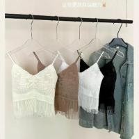 ราคา เสื้อสายเดี่ยว ลูกไม้และพู่ คอวี ยาวปานกลาง ทรงสลิมฟิต ไร้ตะเข็บ มาใหม่ แฟชั่น มีที่ถอดออกได้ กราม winter bodysuit binder สียีนส์ always wonder shirt baby tee แพทเทิร์น (1731498031926707484)