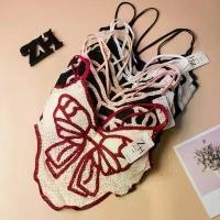 ราคา zh-forever.579 เสื้อสายเดี่ยว บราถัก บิกินี่ถัก มีฟองน้ำ COD (1731868207991916451)