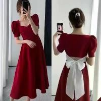 ราคา ชุดแต่งงานผู้หญิง ชุดทำงาน สีดำ ยาว สีแดง เซ็กซี่ สำหรับออฟฟิศ (1729775639139879826)