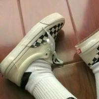 ราคา รองเท้าผ้าใบผู้หญิง, Vans Fanshi อย่างเป็นทางการ, รองเท้าผ้าใบทรงเตี้ยเรียบง่าย, การออกแบบที่คลาสสิก, สีตัดกัน, การตัดเย็บกระดานหมากรุกและลายสก๊อต, รองเท้าลำลอง, รองเท้าผ้าใบ (1731179675278412110)