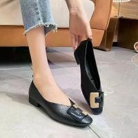 ราคา รองเท้าส้นเตี้ย สไตล์ฝรั่งเศส หัวเหลี่ยม ทรงเตี้ย รองเท้าส้นเตี้ยผู้หญิง พื้นนุ่ม ดีไซน์สวยๆ เหมาะกับฤดูใบไม้ผลิและฤดูใบไม้ร่วง แฟชั่น มาใหม่ (1731736563678612446)